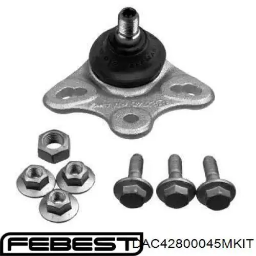Ступичный подшипник передний Febest DAC42800045MKIT