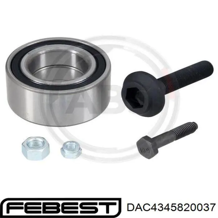 Купить DAC4345820037 Febest Подшипник ступицы передней/задней