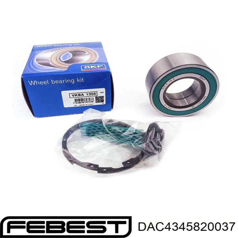 Подшипник ступицы передней/задней DAC4345820037 Febest