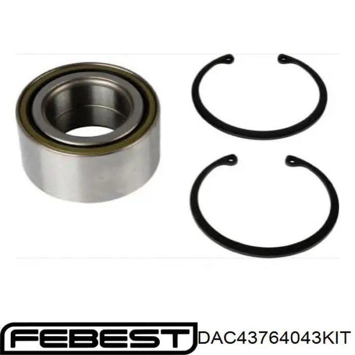Купить DAC43764043KIT Febest Подшипник передней ступицы
