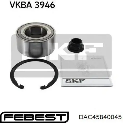 Подшипник ступицы DAC45840045 Febest