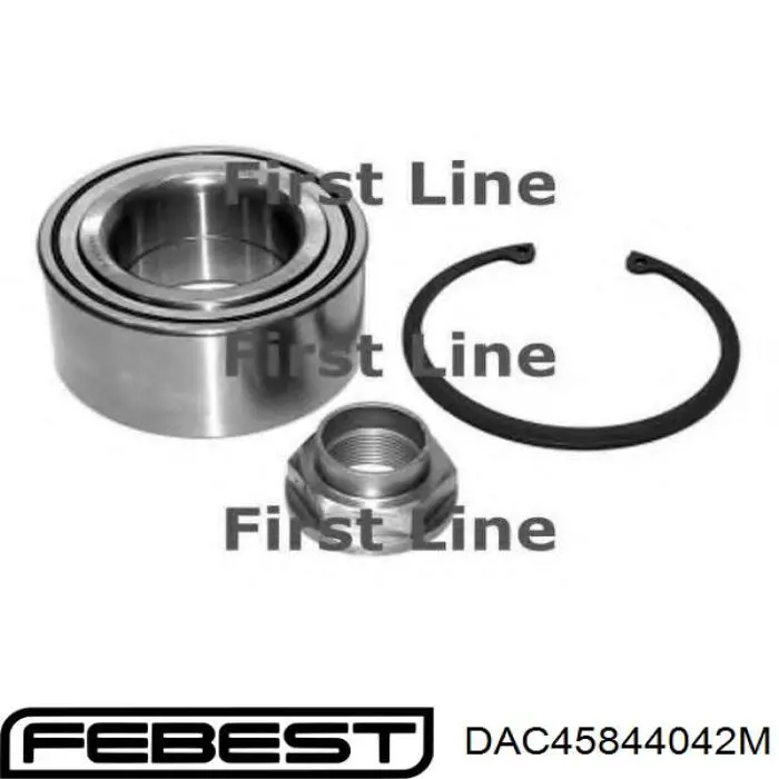 Подшипник ступицы DAC45844042M Febest