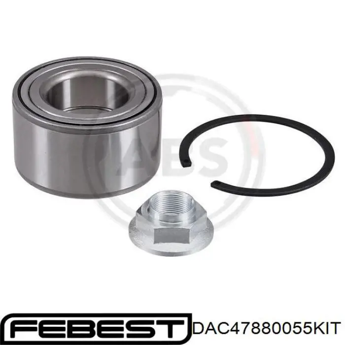 Подшипник ступицы DAC47880055KIT Febest