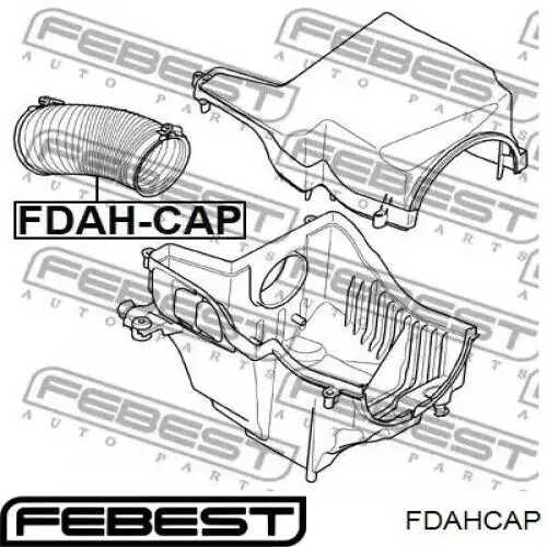 Патрубок дроссельной заслонки FDAHCAP Febest