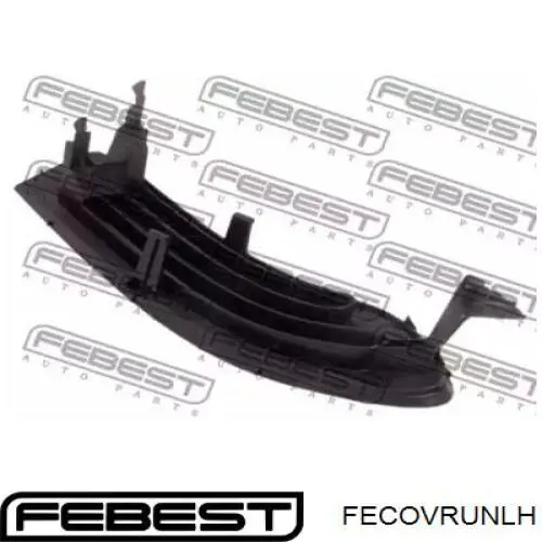 Заглушка (решетка) противотуманных фар бампера переднего левая FECOVRUNLH Febest