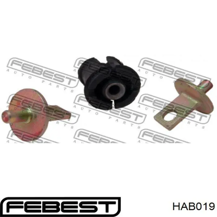 Сайлентблок цапфы задней HAB019 Febest