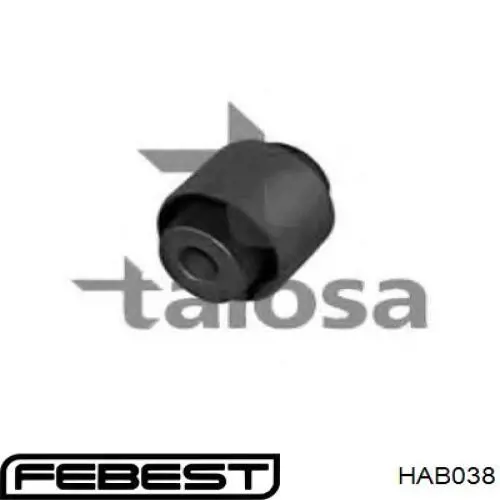HAB038 Febest Сайлентблок верхней передней подвески