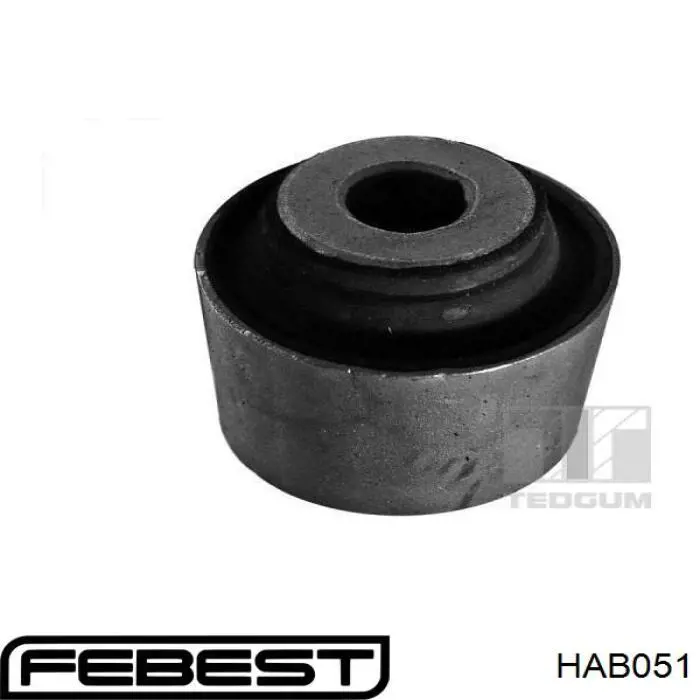 Сайлентблок амортизатора заднего Febest HAB051