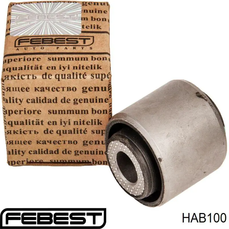 Сайлентблок цапфы задней HAB100 Febest