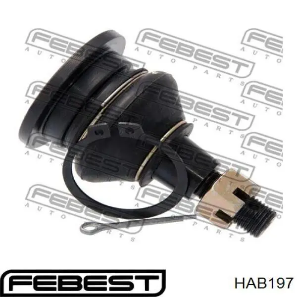 Купить HAB197 Febest Сайлентблок тяги поперечной (задней подвески)