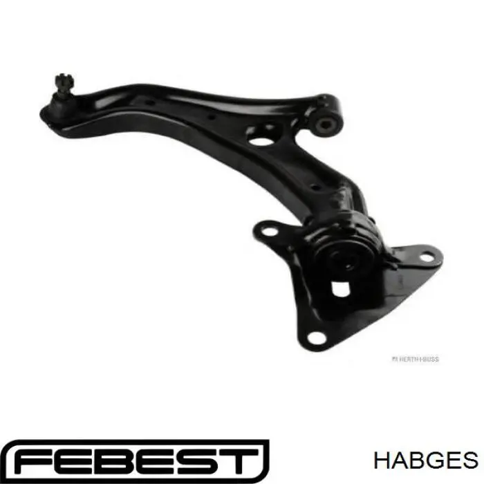 HABGES Febest Сайлентблок нижнего переднего рычага
