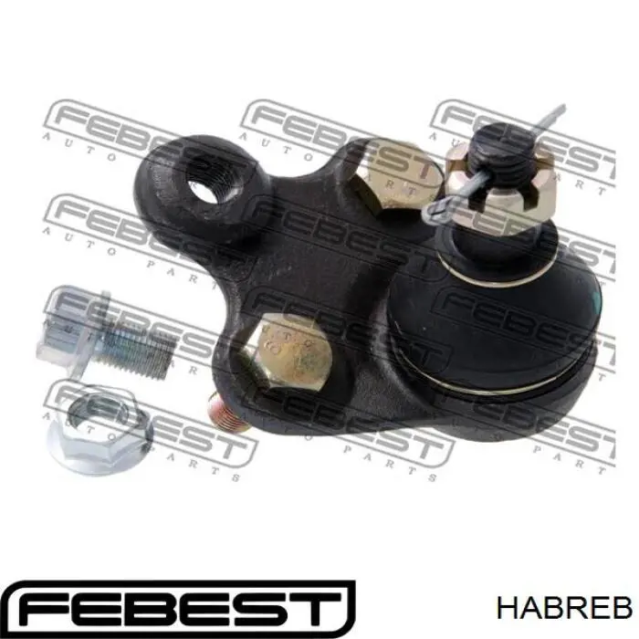 HABREB Febest Сайлентблок нижнего переднего рычага