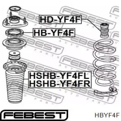 Опорный подшипник амортизатора HBYF4F Febest