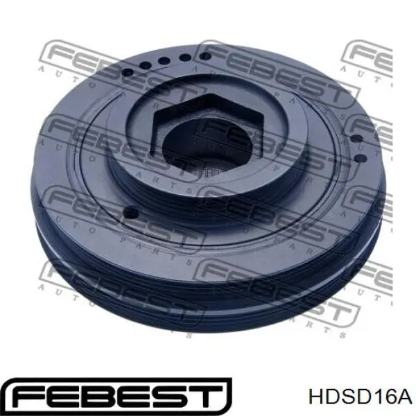 Купить HDSD16A Febest Шкив-демпфер коленвала