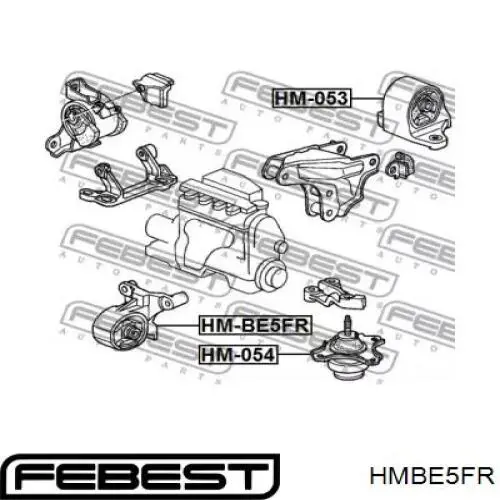 HOEM003 Kautek Правая подушка двигателя