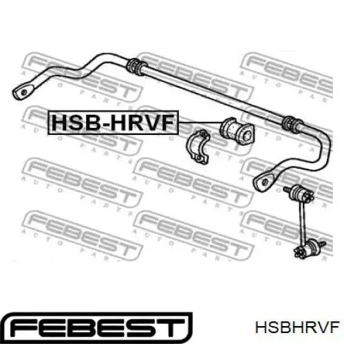 Casquillo de barra estabilizadora delantera HSBHRVF Febest