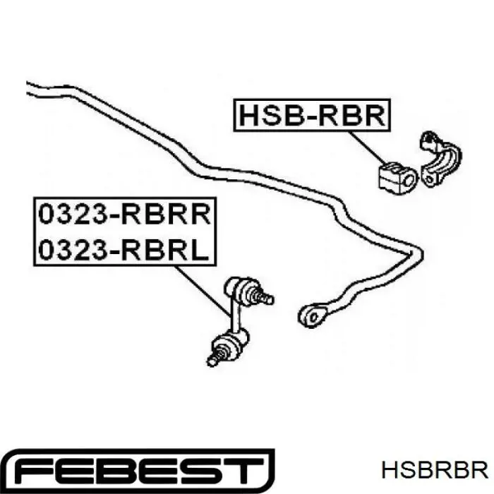 Резинка заднего стабилизатора Honda 52306SFE901 цена, от 0.89 USD