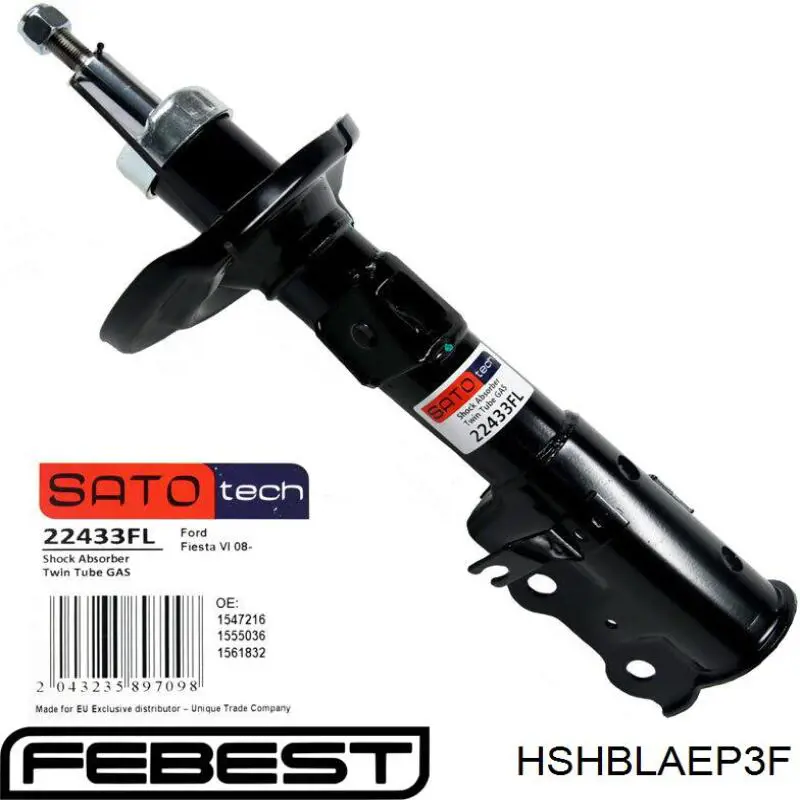 Пыльник амортизатора HSHBLAEP3F Febest