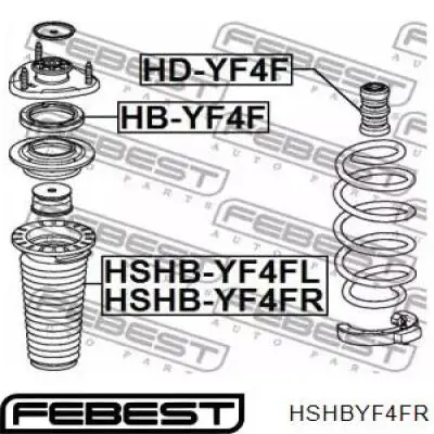 Купить HSHBYF4FR Febest Пыльник амортизатора