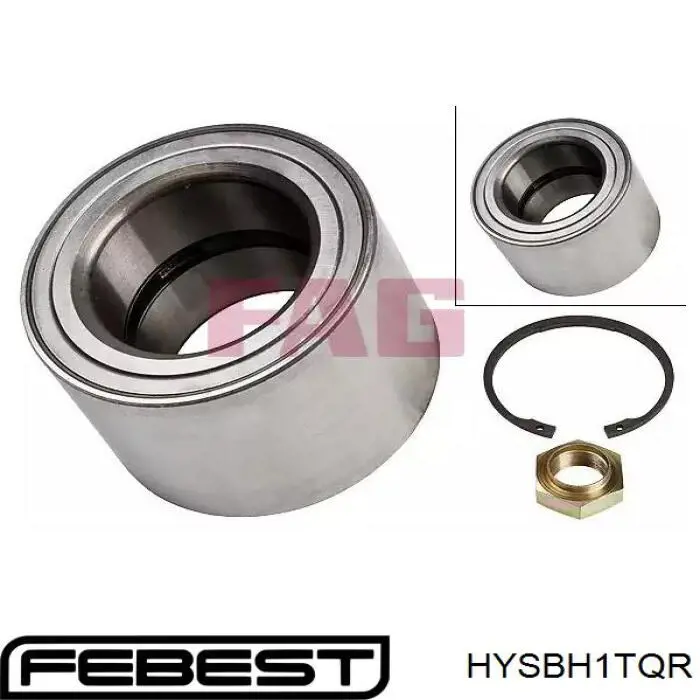 Купить HYSBH1TQR Febest Втулка рессоры