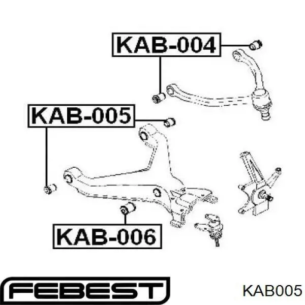 Сайлентблок передней подвески Q-fix Q0052618 цена, от 8.37 USD