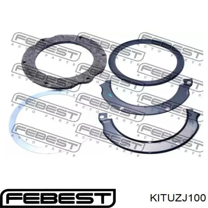 Втулка переднего поворотного кулака (цапфы) Febest KITUZJ100