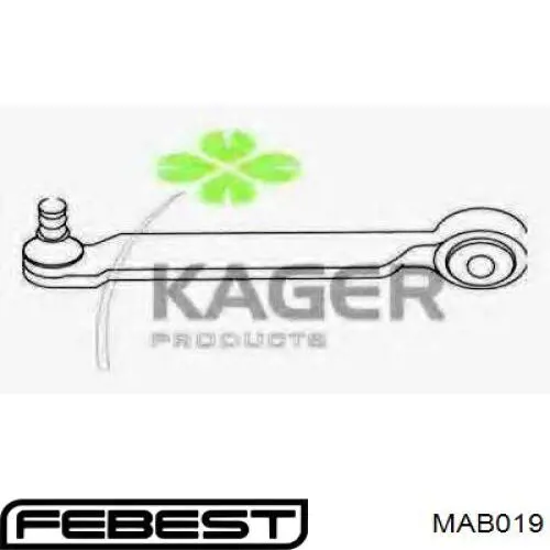 Купить MAB019 Febest Сайлентблок переднего верхнего рычага