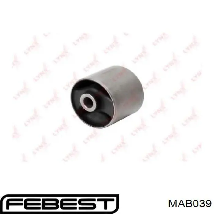 Сайлентблок нижнего заднего продольного рычага  Febest MAB039