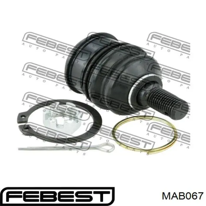 Купить MAB067 Febest Сайлентблок нижний передней подвески