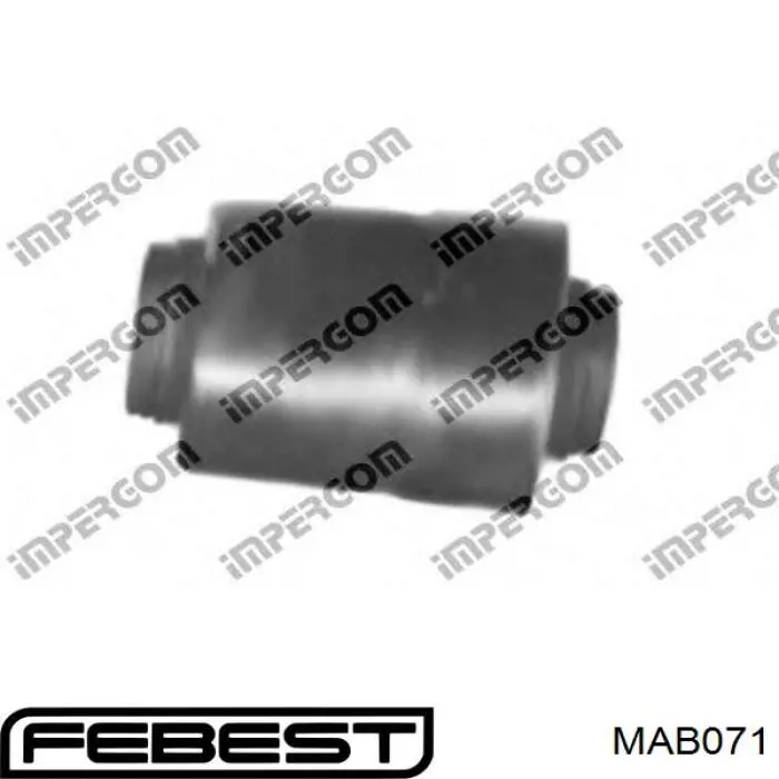 Полиуретановый сайлентблок заднего нижнего рычага Febest MAB071 цена, от 9.42 USD