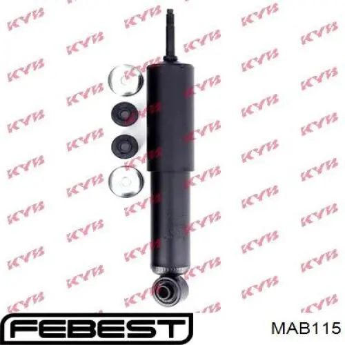 Сайлентблок амортизатора переднего Febest MAB115