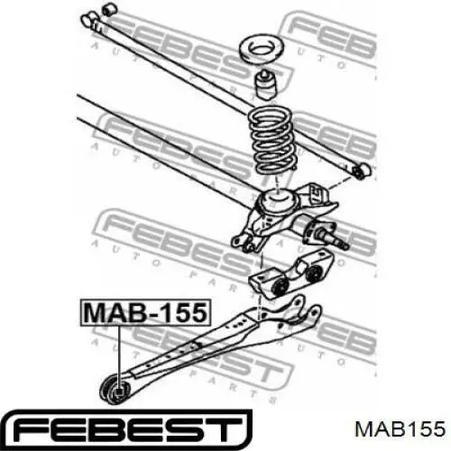  Febest MAB155 цена, от 3.38 USD