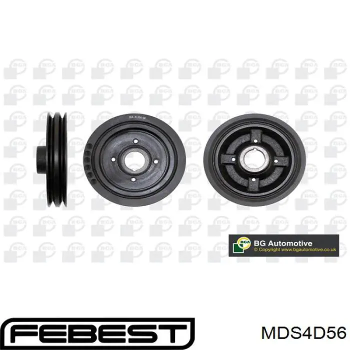 Шкив коленвала MDS4D56 Febest