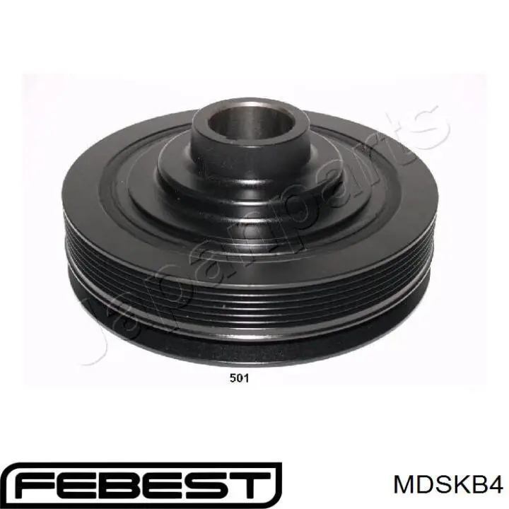 Купить MDSKB4 Febest Шкив-демпфер коленвала