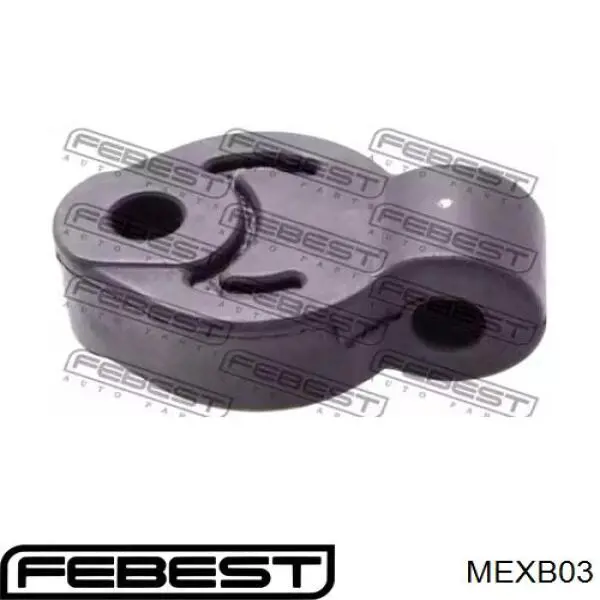 Soporte, silenciador MEXB03 Febest