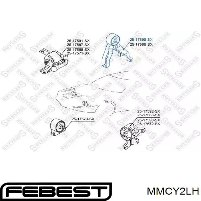 Гидроопора двигателя левая Patron PSE3902 цена, от 55.96 USD