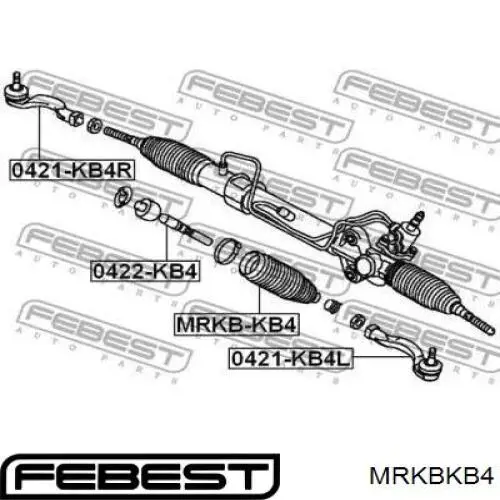 Пыльник рейки Febest MRKBKB4