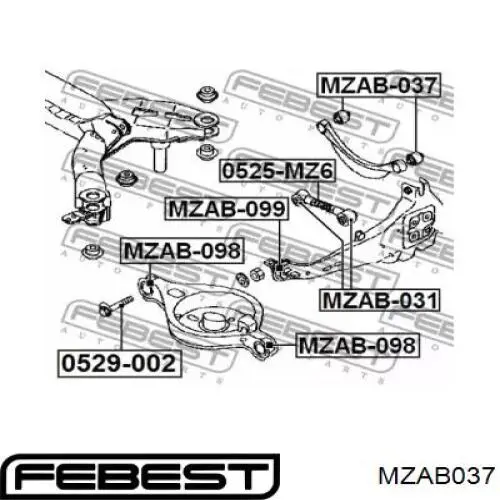 Купить MZAB037 Febest 