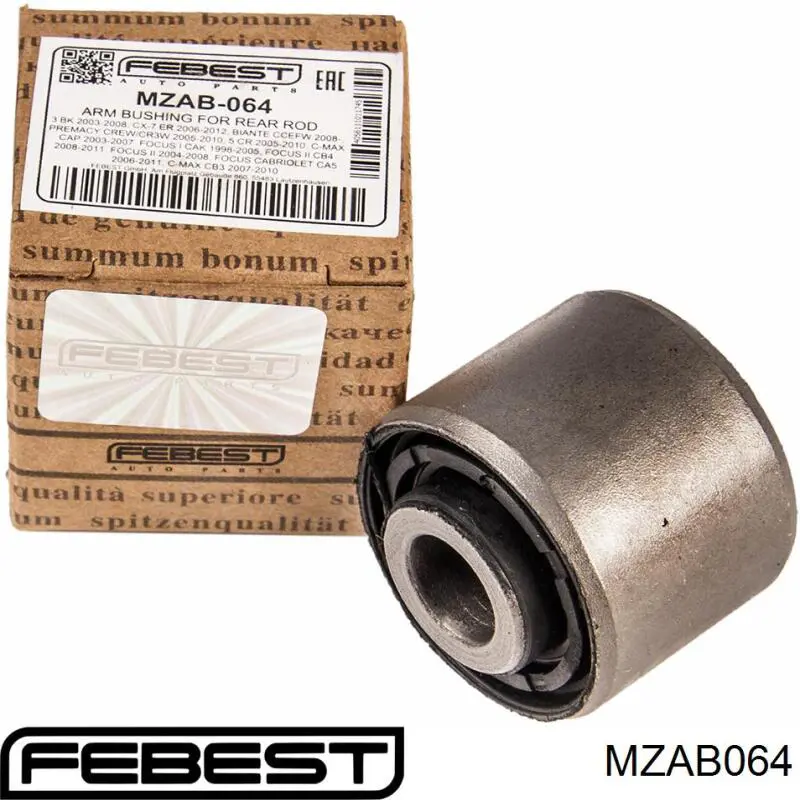 MZAB-064 Febest Сайлентблок заднего верхнего рычага