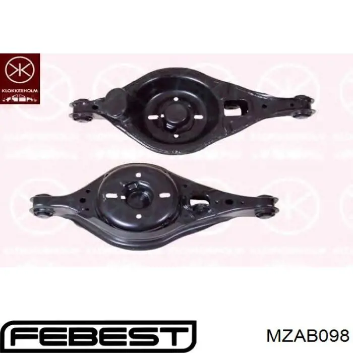 Сайлентблок заднего нижнего рычага Febest MZAB098