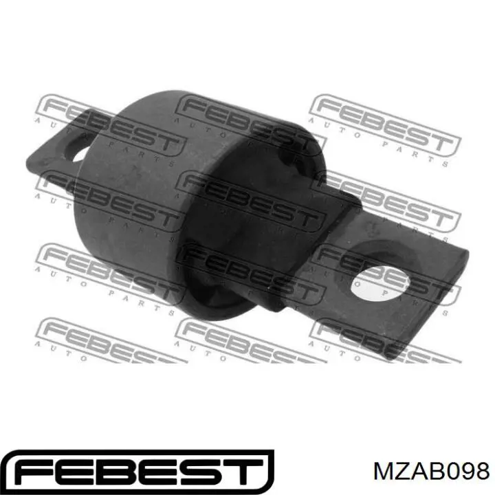 Полиуретановый сайлентблок заднего нижнего рычага Febest MZAB098 цена, от 8.77 USD