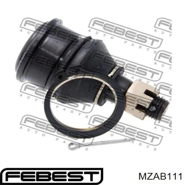 MZAB111 Febest Сайлентблоки продольных рычагов передней подвески