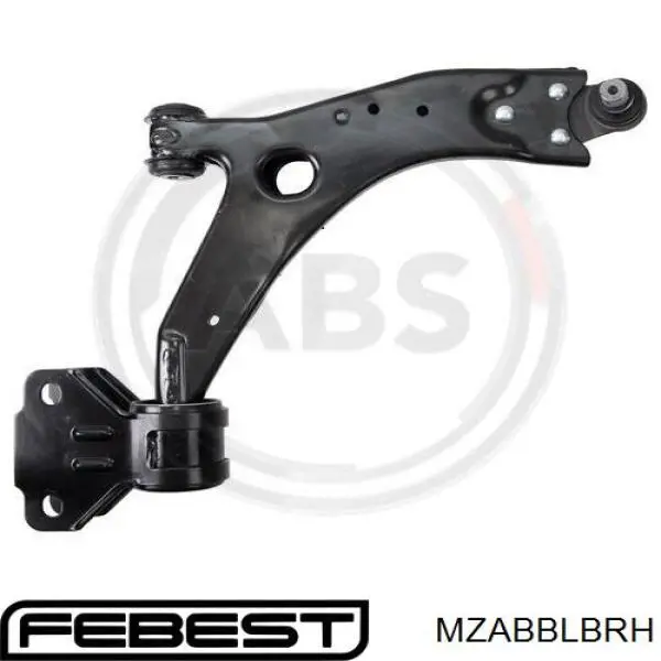Купить MZABBLBRH Febest Сайлентблок нижний передней подвески