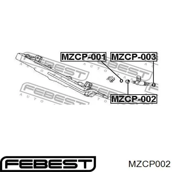 Купить MZCP002 Febest Кольцо инжектора