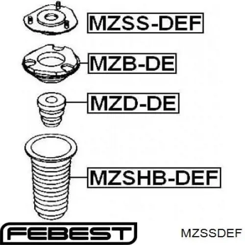 Купить MZSSDEF Febest Опора переднего амортизатора