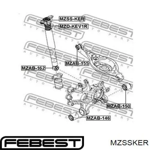 Suporte de amortecedor traseiro Tenacity ASMMA1044 preço, a partir de 17,30 USD