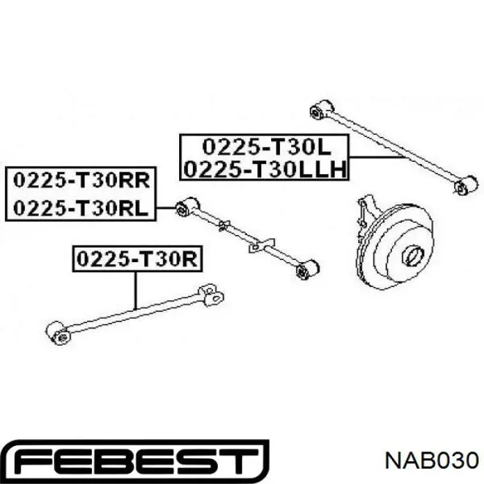 Купить RXD3175 Caster Сайлентблок тяги поперечной (задней подвески)