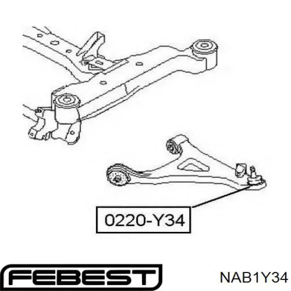Сайлентблок заднего верхнего рычага Nissan/Infiniti 54500AG500 цена, от 3.74 USD