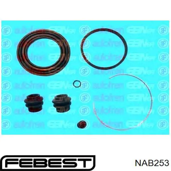 Купить NAB253 Febest Сайлентблок тяги поперечной (задней подвески)