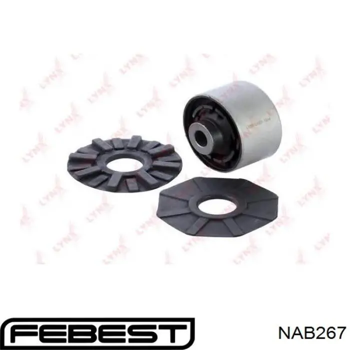 Сайлентблок заднего продольного рычага, передний Febest NAB267 цена, от 19.36 USD